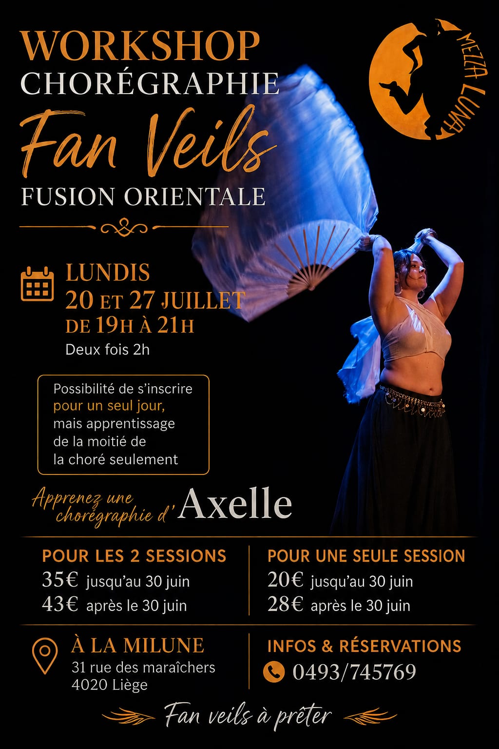 Workshop Chorégraphie Sabre Fusion Orientale